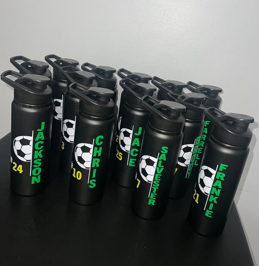 Water bottles