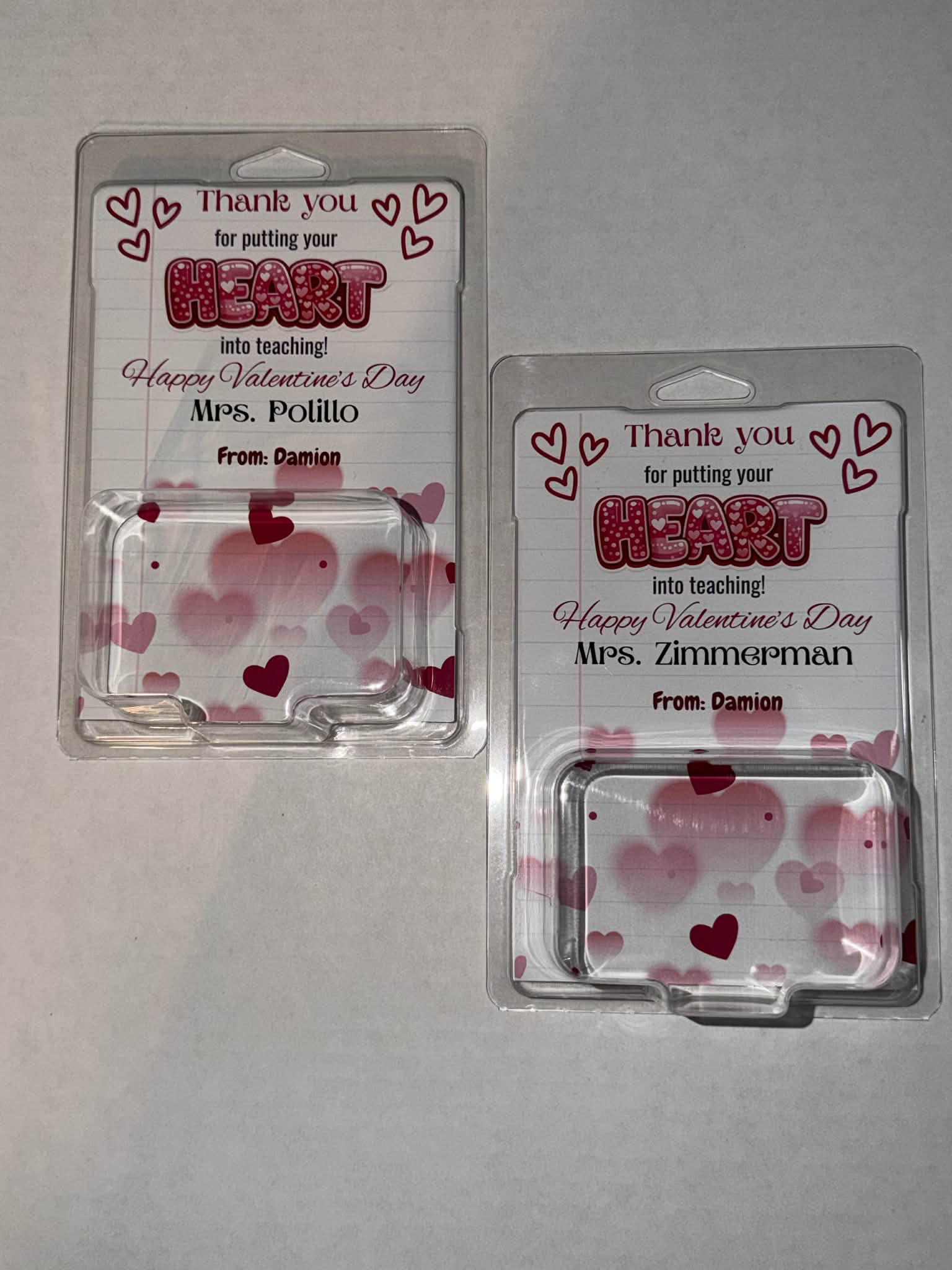 5"x7" Custom candy grams