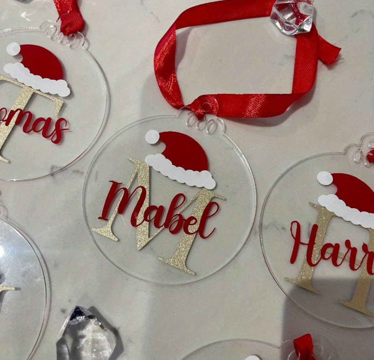 Acrylic Christmas ornament