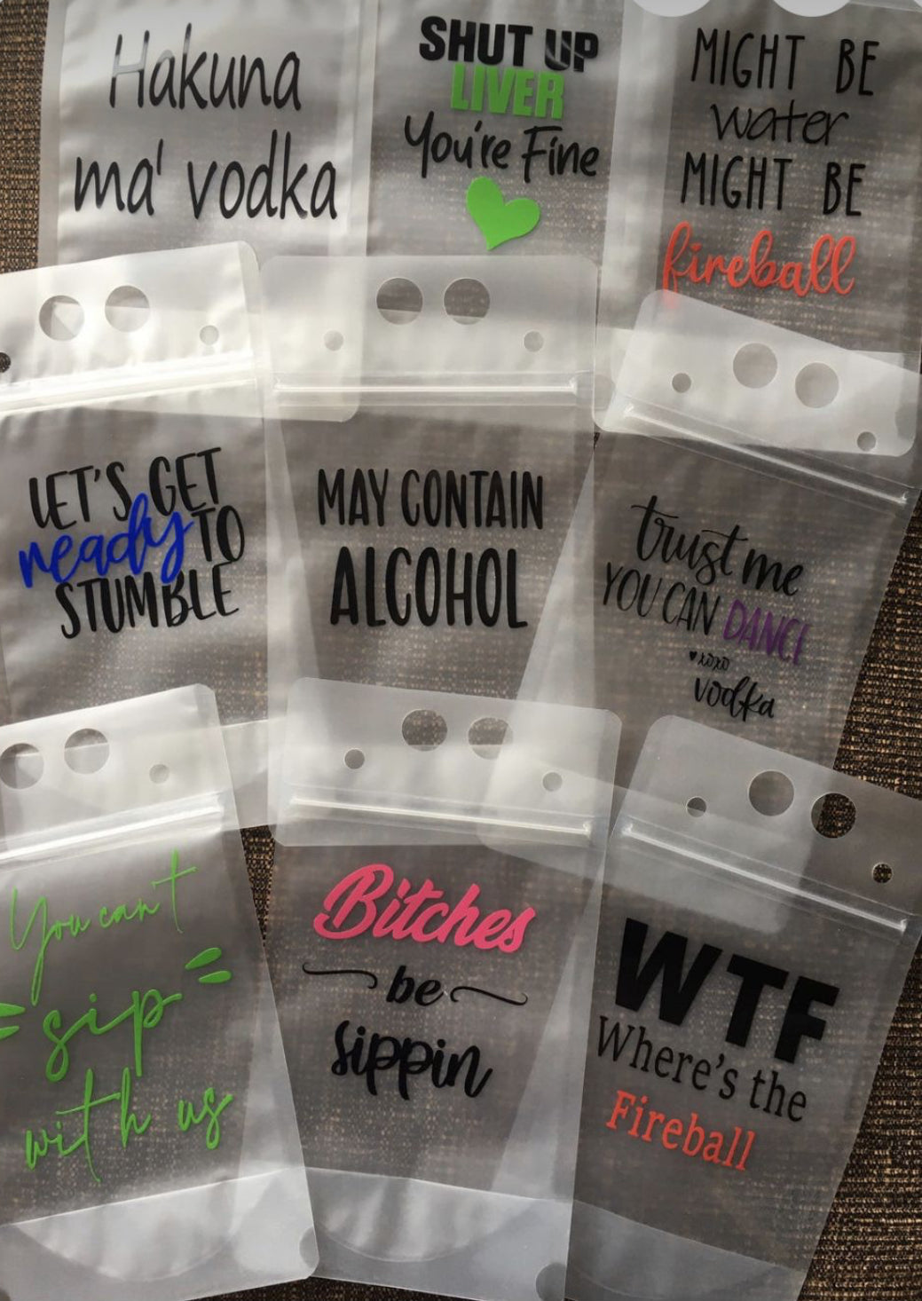 Drink pouches