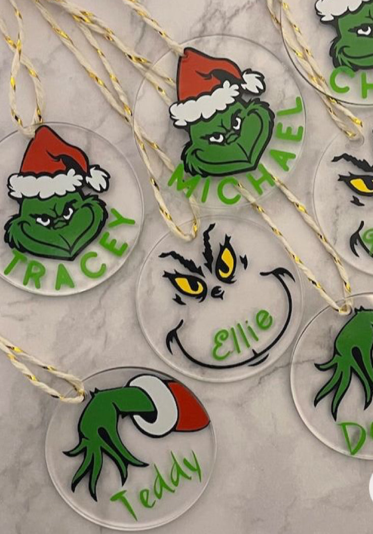 Acrylic Christmas ornament