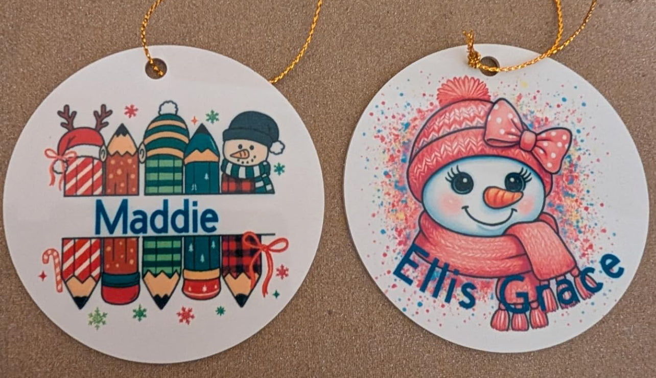 Ceramic or Metal ornaments