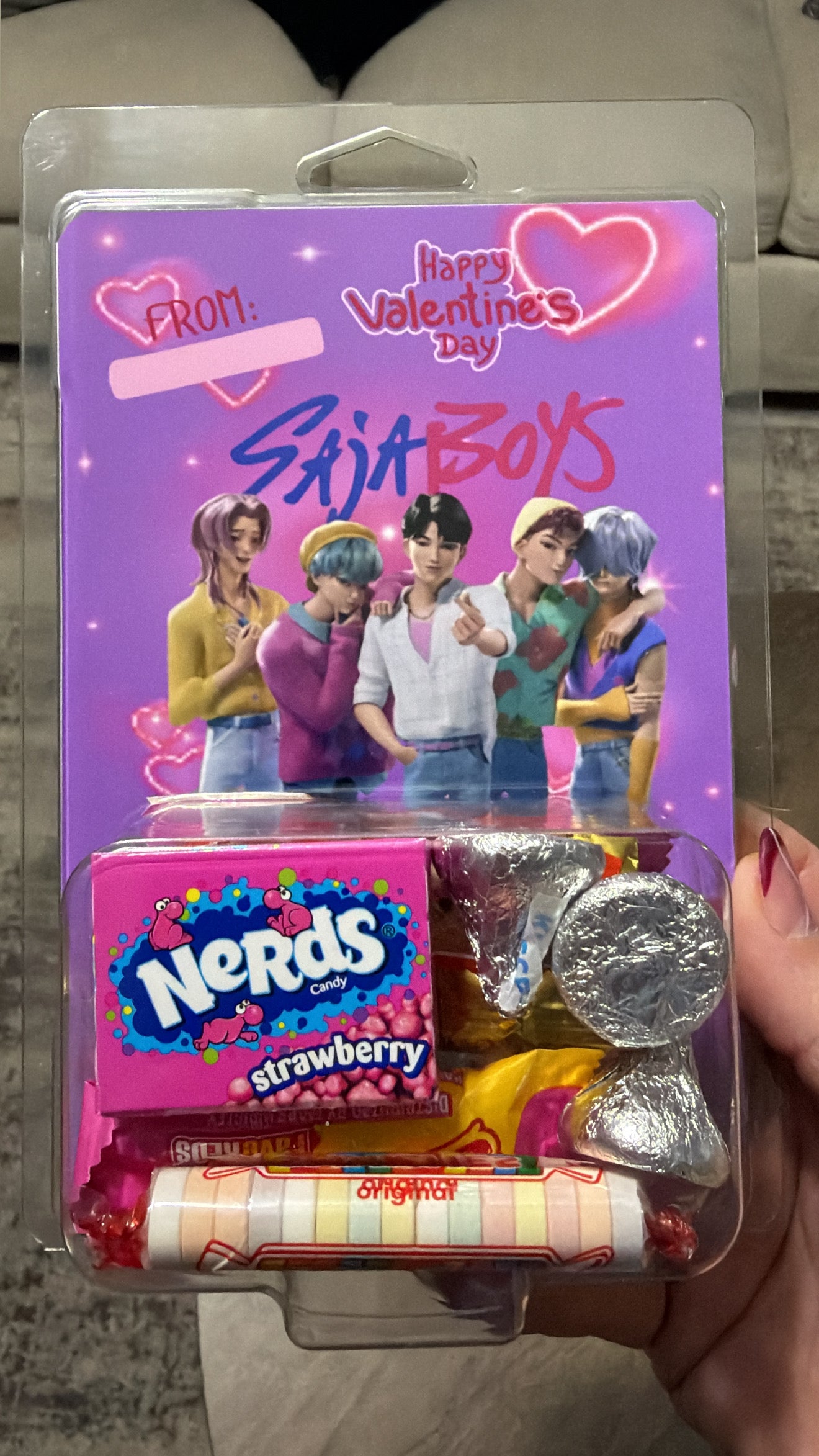 5"x7" Custom candy grams